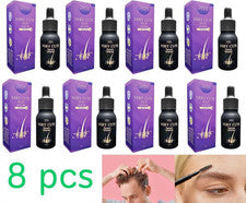 Suero para cabello y cejas facial bigote cuidado nutritivo esencia natural 15 ml x 8 piezas