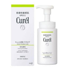 [ Curel ] Sebo Problemas Cuidado Piel Sensible Espuma Facial Wash 150g Japón