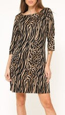 Vestido VEGAS Paris manga 3/4 "Savanna Fusion" - llamativo - MUSTHAVE - NUEVO