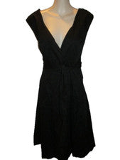 Vestido para mujer Rachel Rachel Roy espalda cruzada con bolsillos negro talla: 0 nuevo