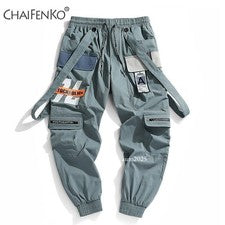 Nuevos pantalones deportivos de ocio para hombre Hip Hop ropa de calle pantalones cargo