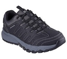 Zapatos Skechers Negros Para Hombre Caminata Sendero Cómodos Informales Espuma con Memoria Exterior 237615