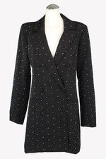 Good American Damen Kleid Gr. 36 (S) Schwarz NEU Kleid Minikleid Dress