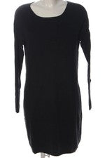 edc vestidos manga larga negro talla 42