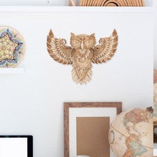 Adorno de pared colgante madera decoración grande decoraciones para el hogar