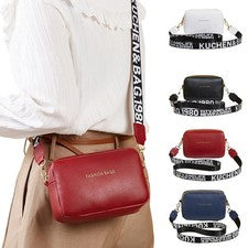 Bolso ZIP -Letras Impreso Correa Gran Capacidad Horizontal Moda