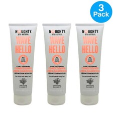 Acondicionador Noughty Wave Hello Curl 8,4 OZ algas marinas y aguacate paquete de 3 - Nuevo