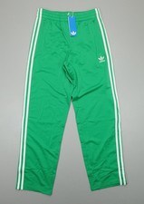 Pantalones de chándal Adidas Originales Firebird para hombre talla S verde blanco nuevos con etiquetas