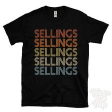 VENDAS CAMISETAS ESTILO RETRO REPETIDAS Hombre y Mujer Novedad Genial Nombre Regalo
