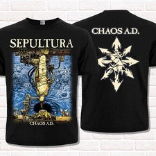 Camiseta Sepultura "Chaos A.D." (1993). Groove Metal, Thrash Metal.