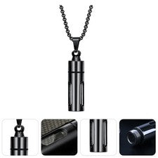 Perfume Bottle Pendant Vial Necklaces for Liquid Women's Scent