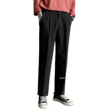 Pantalones de vestir informales de negocios holgados coreanos para hombre Traje recto Pantalones Pantalón