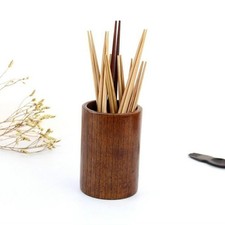 Contenedor de herramientas de cocina organizador de utensilios de cocina de madera