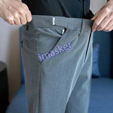 Pantalones informales para hombre Formales Negocios Para hombres Oficina Pantalones sociales Boda Fiesta Pantalones