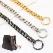 40-120CM Correa de Hombro Versátil Correa de Bolso Versátil Correa de Metal Cadena