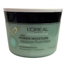 Mascarilla capilar L'Oreal Paris Power Moisture Rush 8,5 oz hialurónica descontinuada RARA