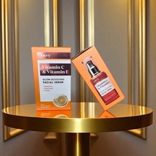 Suero facial de vitamina C y E 50 ml - Cuidado hidratante, iluminador y reafirmante de la piel