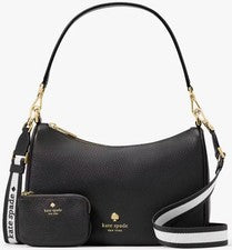 Bolso de Hombro Kate Spade Emma Cuero Negro Bandolera Cartera KK068 NUEVO CON ETIQUETAS PRECIO DE VENTA SUGERIDO POR EL