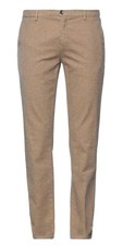 Pantalón Yan Simmon Algodón Camel Para Hombre Informal Italia Talla US 42 EU 56 Calce Ajustado