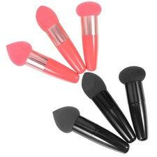 6 piezas bolígrafos esponja maquillaje accesorios cosméticos suministros de belleza mini esponjas
