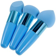 3 piezas aplicadores de esponja de sombra de ojos maquillaje portátil belleza bolígrafos esponjas