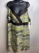 NUEVO CON ETIQUETAS R & K Originals Mujer Oliva Solero Mujer Talla 22W Sin Mangas Correas