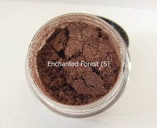 Sombra de ojos mineral suelta Pretty Girl: bosque encantado (brillo)