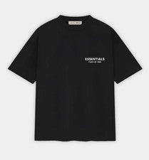 Camiseta Essentials Fear of God Negra 2025 Logo Camiseta Talla Grande S-XL Nueva
