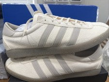 Tenis informales Adidas Tobacco Gruen blancos con cordones para hombre GX6940 11.5