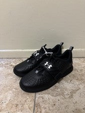 Under Armour Reign Levantador Levantador de Pesas Gimnasio Zapatos Negros 3028028-001 Hombres Talla 11.5