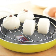 Utensilios de cocina redondos de acero inoxidable para el hogar con soporte para utensilios de cocina