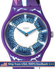 NUEVO Y GENUINO Swatch X Dragon Ball Z Especial " GOHAN X SWATCH" (SUOZ345)