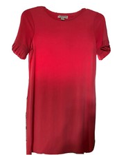 Vestido Michael Kors Coral Hasta la Rodilla X-Soft Cambio Para Mujer Talla S Nuevo