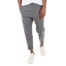Pantalón Hugo Boss de franela elástica de ajuste cónico, marca talla 54 (talla 38 EE. UU.)