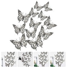 24 piezas pegatina mariposas decoración pared mariposas decoración hogar