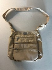 Bolso Bandolera ORGANIZZI Bronceado Bloque RFID Bolso de Hombro Bolsillos para Teléfono Celular