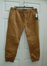 Pantalones de mezclilla AKADEMIKS para hombre XL color trigo estilo A37WB01 NUEVOS CON ETIQUETAS
