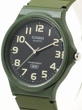 CASIO MQ-24 BEAMS BOY Oliva Reloj Analógico Mujer Japón Nuevo