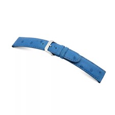 Correa de reloj en azul real, piel de vacuno, ramo de RIOS1931 - 5 anchos