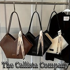38K+ Vendido THE CALLISTA COMPANY, BOLSO DE MANO V-TOTE DE MODA PARA MUJER (3 COLORES) ✓
