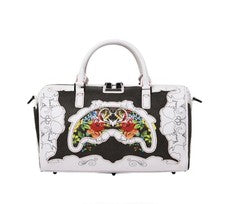 NUEVO SPRAYGROUND EL CORTE FLORAL MINI BOLSO DE LONA MONEDERO IMITACIÓN CUERO