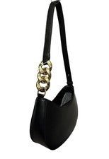 Moda Mujer Cadena Negro Monedero Ajustable