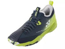 *NUEVO EN CAJA* COJÍN YONEX POWER FUSION REV 4 PARA HOMBRE (LIMA/AZUL MARINO) #SHTF4MACEX. Talla 8,5