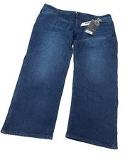 Pantalones de mezclilla para hombre I on azul lavado gama táctica talla cintura 44