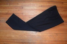 DOLCE & GABBANA D&G VESTIDO CLÁSICO DE LANA NEGRO A RAYAS PANTALONES FORMALES INFORMALES S 50 34
