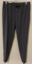 Pantalones estilo jogger Apt 9 Premier Flex gris rendimiento medio para hombre ¡NUEVOS CON ETIQUETAS! A1358