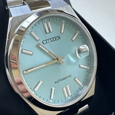 Reloj Citizen Hombre Tsuyosa Automático Azul Acero Inoxidable Fecha 40MM NJ0151-53M