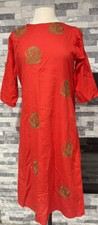 Vestido largo bordado Breya para mujer talla L