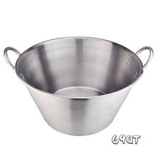 Comercial 69 QT. Cazo Para Carnitas Caso Cooking Grande Acero Inoxidable