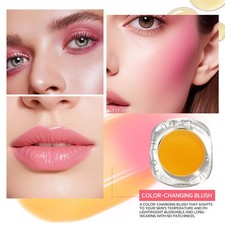 Colorete para mujer que cambia de color fácil de aplicar color rubor decolor para maquillaje facial